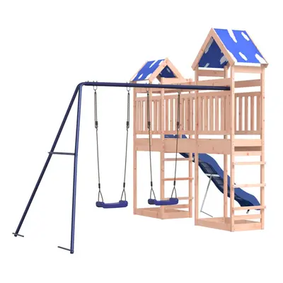 vidaXL Outdoor Playset Solid Wood Douglas playset wooden playset