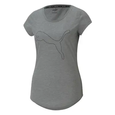 PUMA womens Performance Cat Tee T Shirt Medium Gray Heather Medium U