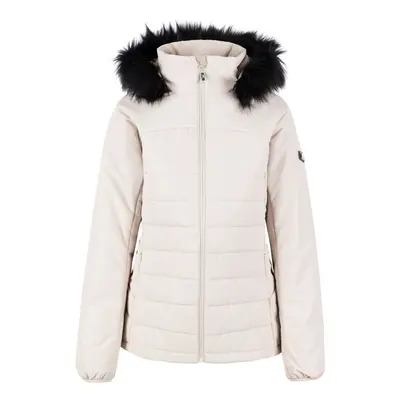 (14, Soft Stone) Trespass Women's Padded Jacket Hooded Translate