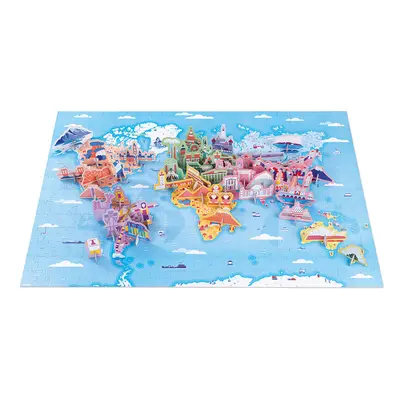 Janod Educational Puzzle World Curiosities Educational Game 7-12y