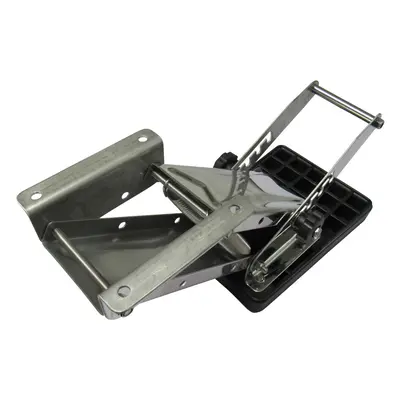 (25HP - 60KG, Black) Adjustable Auxiliary Outboard Motor Bracket