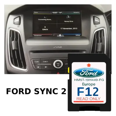 Ford sync2 F12 SD card map update for UK & Europe HM5T-19H449-FG