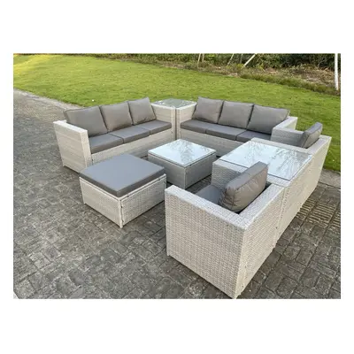 Fimous Outdoor PE Rattan Garden Furniture Set Wicker Sofa Set Seat