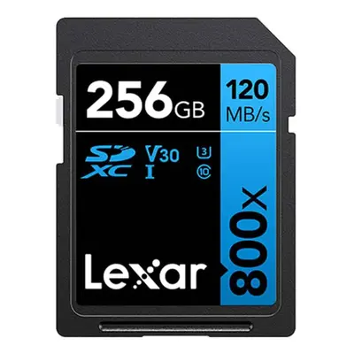 Lexar High-Performance 800x SDXC UHS-I Card 256GB