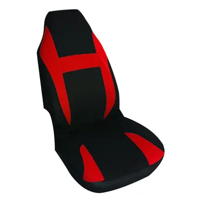 (Red) 1PC Universal Car SUV Front Seat Covers Protectors Interior Cushion Breathable