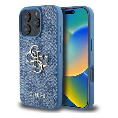 Guess 4G Big Logo Case for iPhone Pro Max 6.9" Blue