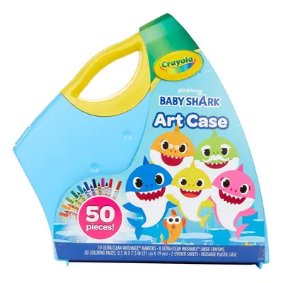 Crayola Baby Shark Art Set Pieces Gift for Kids