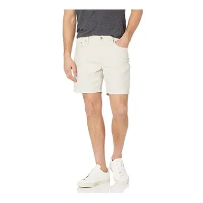 Amazon Essentials Mens SlimFit Inseam Stretch 5Pocket Short Stone