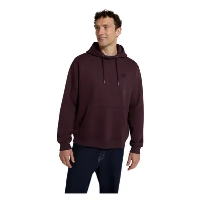 (S, Burgundy) Animal Mens Nick Organic Heavyweight Hoodie