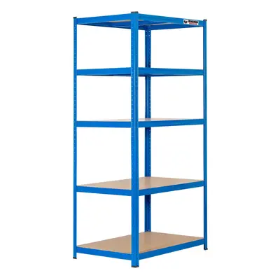 5 Bays | 180x90x60cm | Blue | Boltless Garage Shelving Unit | 1000kg