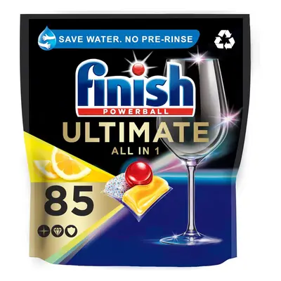 Finish Quantum Ultimate Dishwasher Tablets Lemon Scent, Tablets