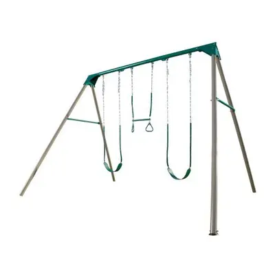 Lifetime Heavy Duty A-Frame Metal Swing Set, Earthtone