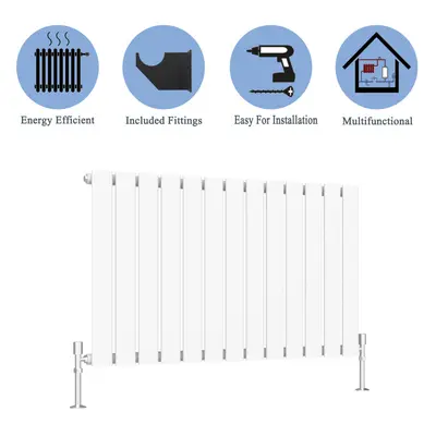 (White, 600*884mm ?single)) Flat Panel Column Radiator