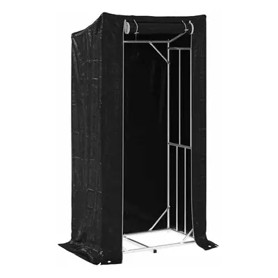 (100 x x cm) vidaxL Firewood Rack with Rain Cover 100.5x100.5x110.5 cm Galvanised Steel