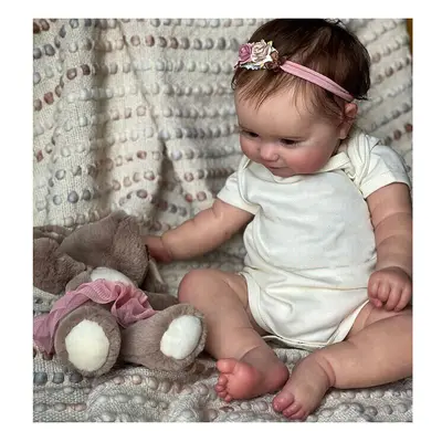 20in Reborn Baby Dolls Full Silicone Real Body Doll Newborn Handmade Kids Gift