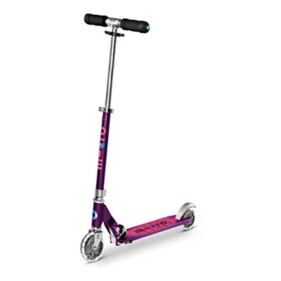 Scooters | Micro Sprite LED Children's Scooter | Handlebar Adjustable | Light Up Wheels | Foldab