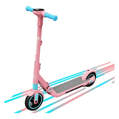 (Pink) Kids Electric Scooter Foldable 8km Range Speed Modes