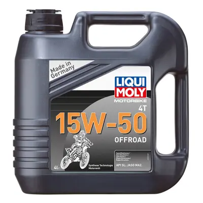 (4 Liters) Liqui Moly Stroke Fully Synthetic Offroad Race 15W-50 Oil