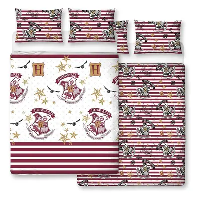 Harry Potter Muggles Design Double Duvet Cover | Reversible Two Sided Official Harry Potter Whit