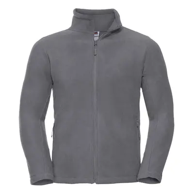 (3XL, Convoy Grey) Russell Mens Full Zip Outdoor Fleece Jacket