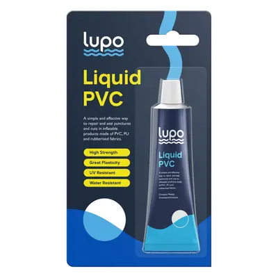 Lupo Heavy Duty Liquid Vinyl Repair Patch | Vinyl Repair Adhesive Sealant | For Inflatable Kayak