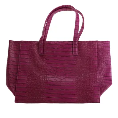 Estee Lauder Pink Crocodile Style Tote Bag New