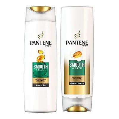 Pantene Pro-V Smooth & Sleek Shampoo & Conditioner Set, 360ml each