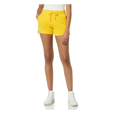 Womens Fleece Short, golden Yellow, Large