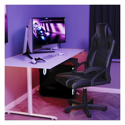 (Black) Coma Racing Gaming Chair Home Office Study