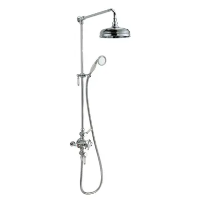 Traditional Outlet Exposed Shower Thermostatic Shower Bar Mixer Valve & Riser