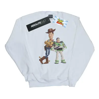 (4XL, White) Disney Mens Toy Story Buzz And Woody Standing Sweatshirt