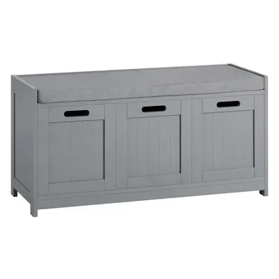 SoBuyÂ® FSR80-SG, Hallway Bedroom Storage Bench Shoe Bench