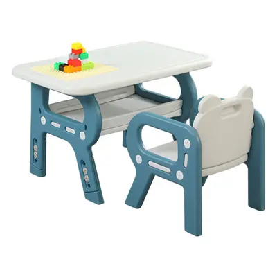 Adjustable Kids Acticity Desk Chair Set