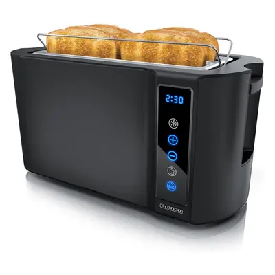 4 Slice Long Slot Toaster - Touch Panel - Remaining Time Display - Double Wall Housing â with 