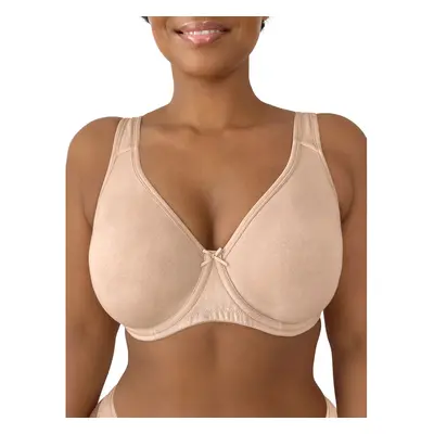 Fruit of the Loom Womens Plus-Size cotton Unlined Underwire Bra Sand