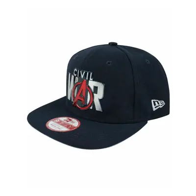 Marvel Snapback Flat Cap (Unisex Blue)