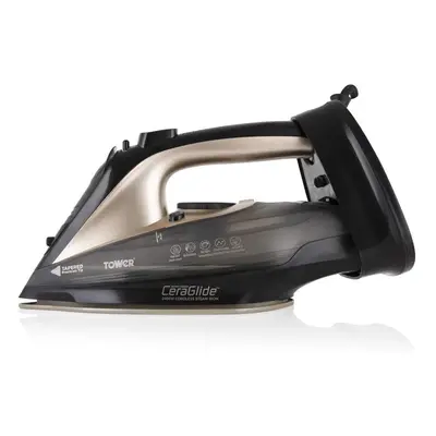 Tower T22008BKG CeraGlide Cordless Iron, Black/Rose Gold