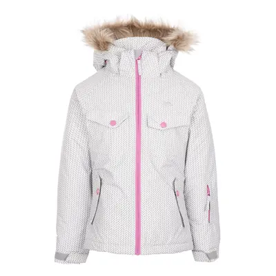 (11-12 Years, Platinum Print) Trespass Girls Padded Ski Jacket Denia