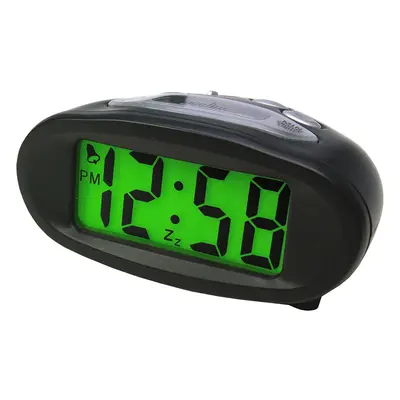 Acctim Eclipse Solar Dual Power Alarm Clock, Black