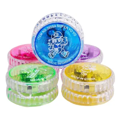 (Yo-Yo) Plastic Or Alloy Glowing Yoyo Exotic Fidget Toys for Kids And Adults