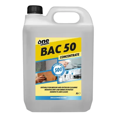 One Chem BAC Benzalkonium Chloride Concentrated 5L