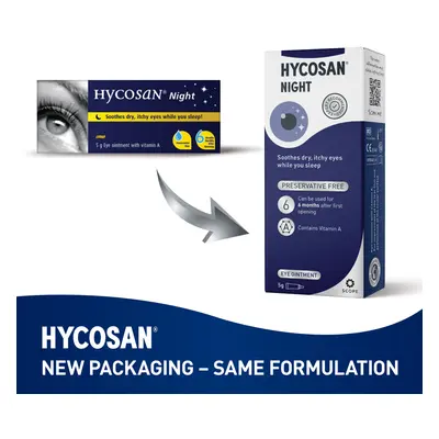 Hycosan Night Eye Ointment - Pack of