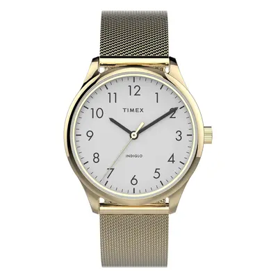 Timex Women's Modern Easy Reader 32mm Watch - Gold-Tone Case White Dial with Gold-Tone Stainless