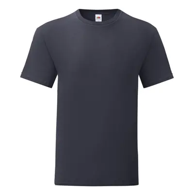 (3XL, Deep Navy) Fruit Of The Loom Mens Iconic T-Shirt (Pack Of 5)