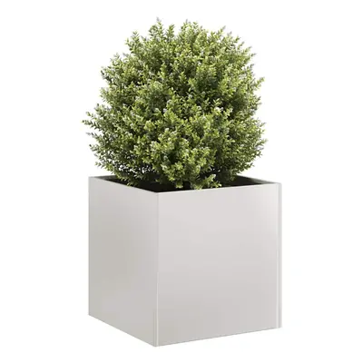 vidaXL Planter 40x40x40 cm Stainless Steel