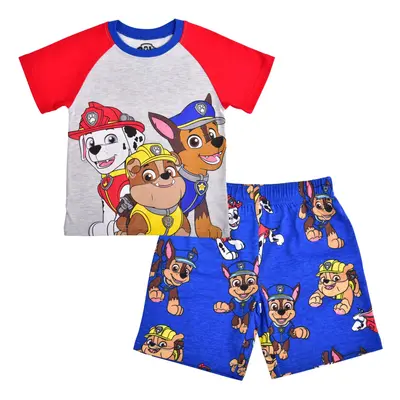 Paw Patrol Nickelodeon Chase Marshall & Rubble Boys T-Shirt and Short