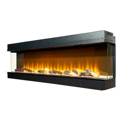 Adam Sahara Electric Inset Media Wall Panoramic Fire Inch 1000mm