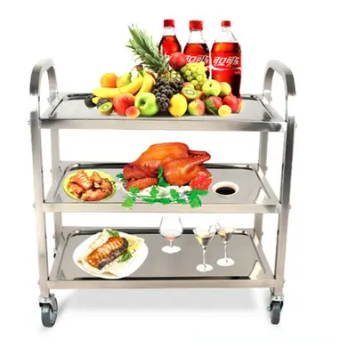 3 Tier Trolley Cart Kitchen Restaurant Serving Catering Train