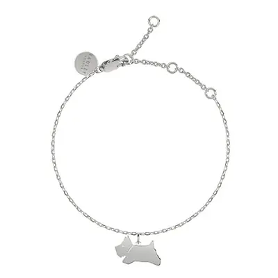 Radley Ladies Polished Silver Plated Jumping Dog Bracelet RYJ3145