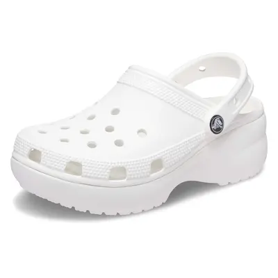 crocs classic Platform clog White M